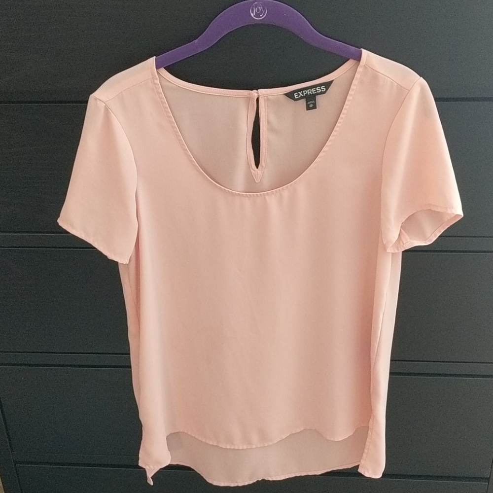 Express Light Pink Blouse